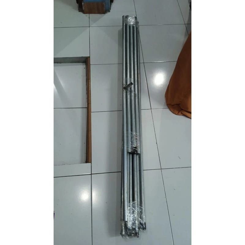 tiang tiang besi untuk tenda regu dinir 4x3x2