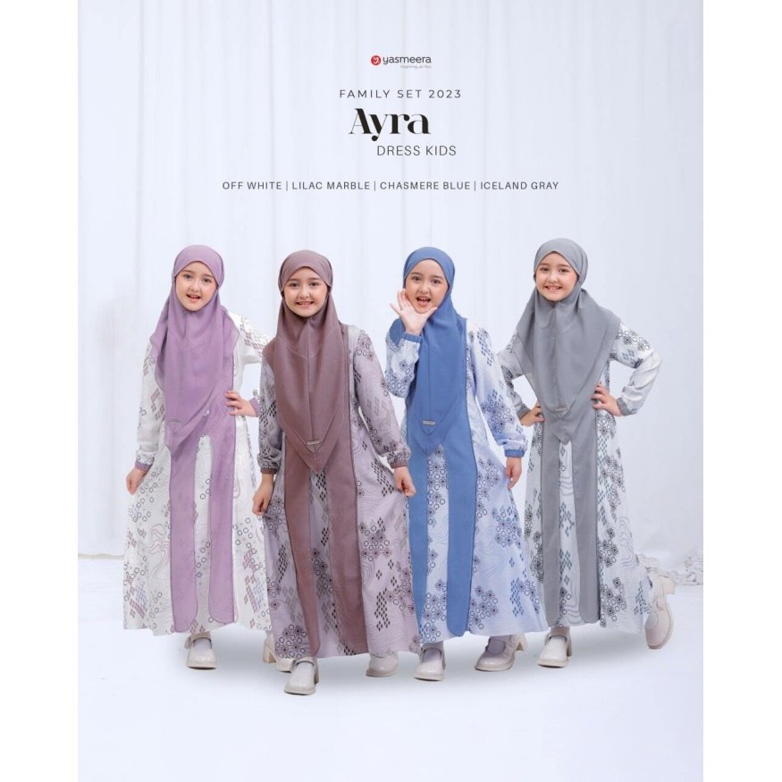 Yasmeera Gamis Anak Ayra Kids Tanpa Khimar