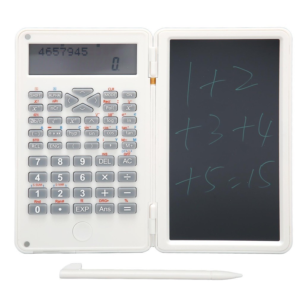 

Foldable Scientific Calculator 6 Digital Graphic Tablet LCD Writing Pad Stylus Display