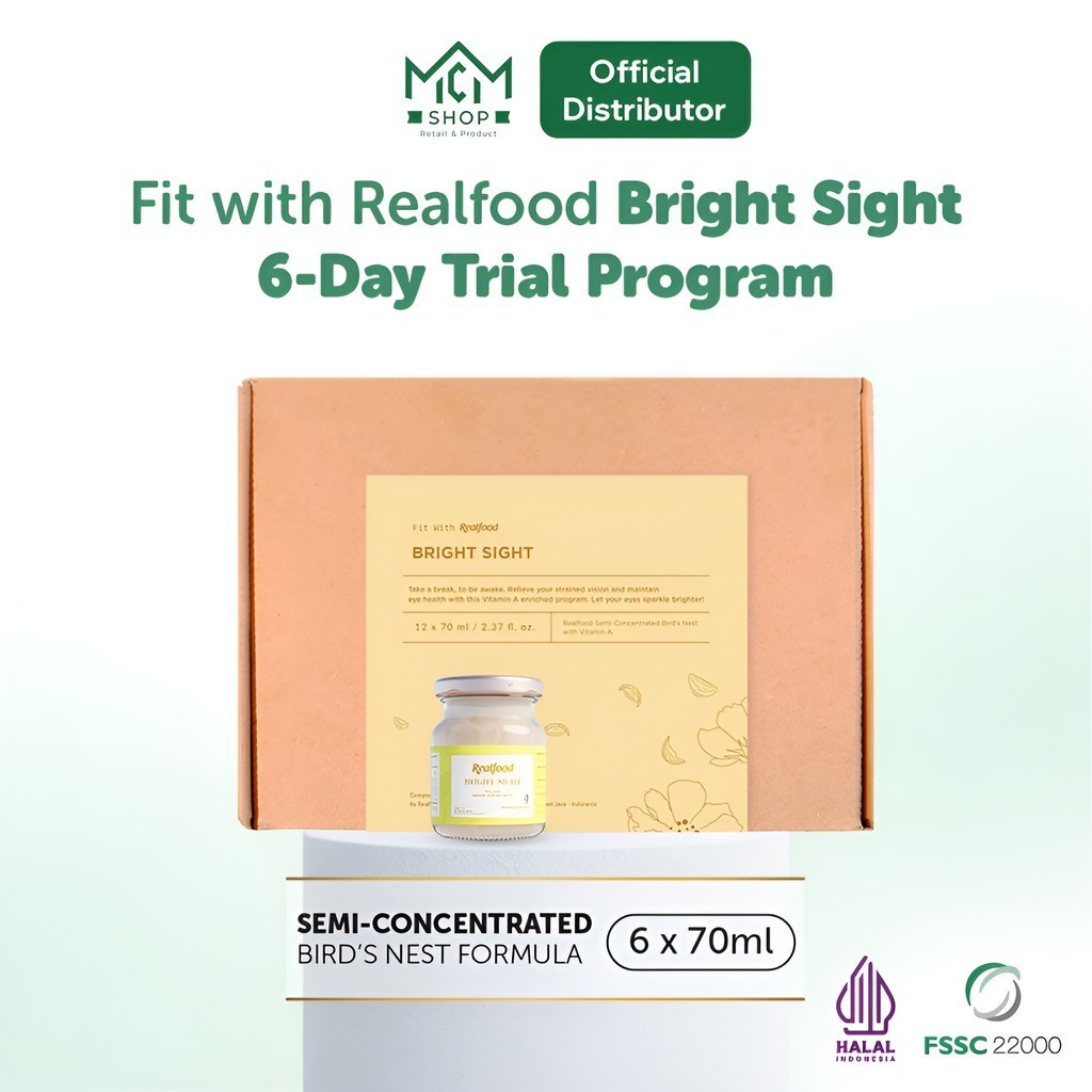 

Realfood Bright Sight Minuman Sarang Burung Walet, Program