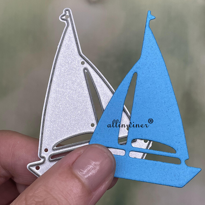 

Sailboat decoration Metal Cutting Dies Stencils For DIY Scrapbooking Decorative Embossing Handcraft Die Cutting Template