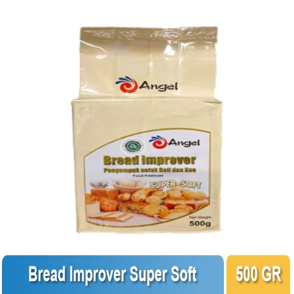 

[[ K23 - BEST SELLER ]] ANGEL - Bread Improver Super Soft 500Gr / Ragi Pengempuk Kue