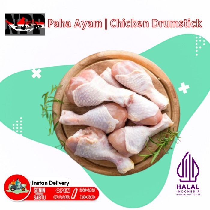 

Paha Ayam Pentung / Chicken Drumstick 500GR