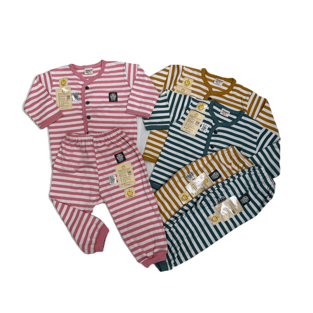 Setelan Bayi Panjang / Baju Tidur Anak / Piyama Anak Ridges SNI