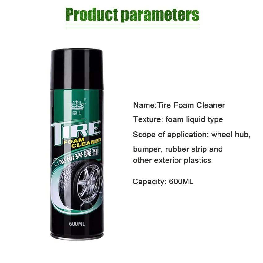 Tire Foam Cleaner Pengkilap Ban Super Kilap - Semir Ban Body Mobil Motor - Rubber Polish - Pengkilap