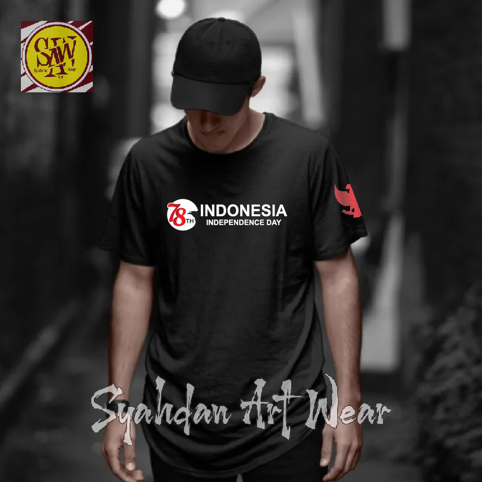 KAOS HUT RI KE 78 // KAOS DIRGAHAYU RI KE 78 TAHUN // T-SHIRT HUT RI KE 78 // BAJU HUT RI KE 78 // K