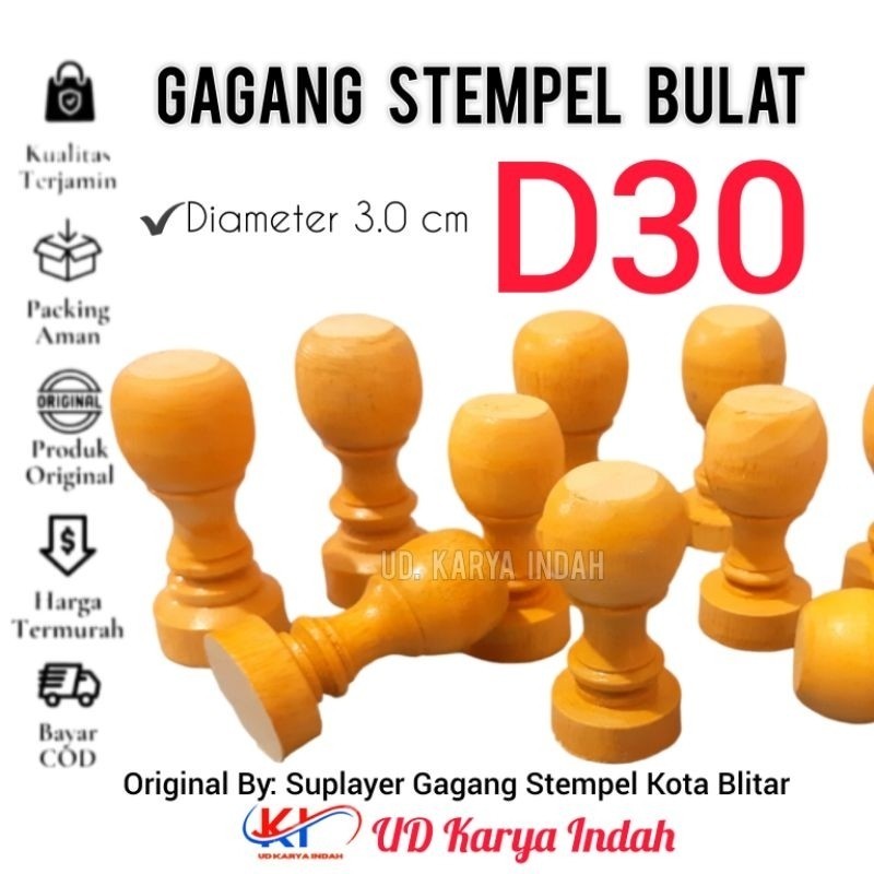 

[ NEW ] GAGANG STEMPEL D30 | DIAMETER 3.0 CM