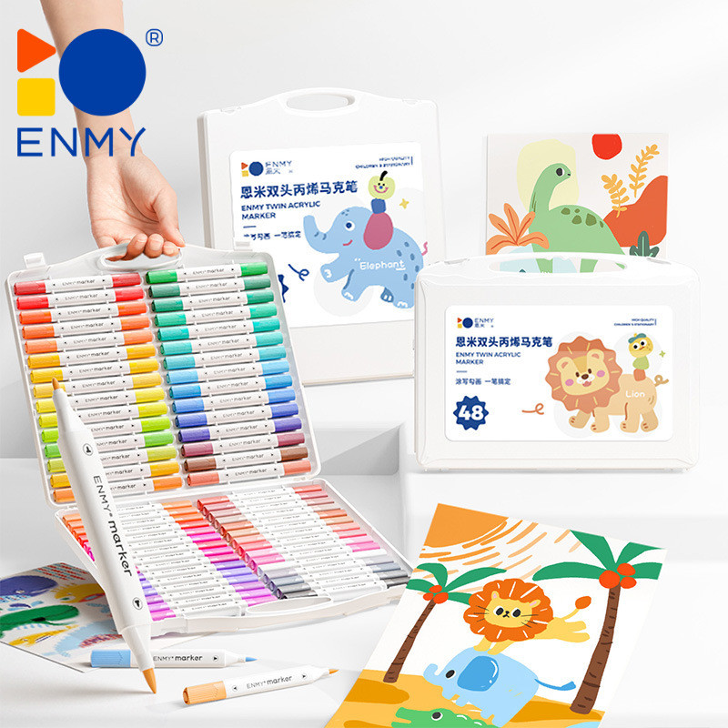 

ENMY Set Marker Akrilik 36/48/60/80 Warna Yang Beragam Dan Menarik Untuk Seni