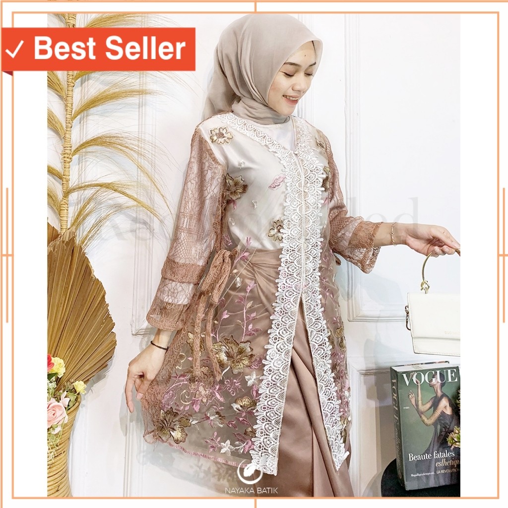 KEbaya Modern Masa Kini Style Keren Murah Premium / [NEW ARRIVAL] NAYAKA BATIK - One Set Wanita Keki