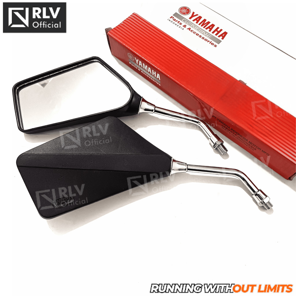 KACA SPION | SPION KOTAK CHROME | SPION TEMPE YAMAHA RX KING OLD RXS RZR RXZ YT UNIVERSAL