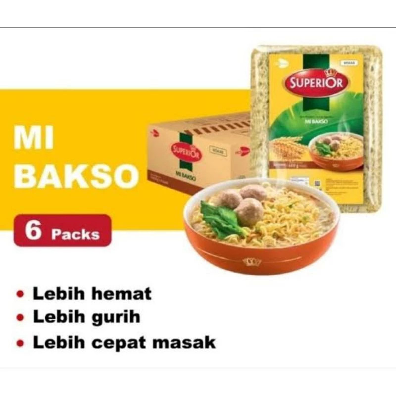 

Superior Mie Bakso Isi 6Pc