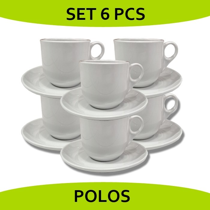 1 SET 6 PCS Cangkir Kopitiam/Gelas Kopitiam/Cangkir Kopi/Coffee Cup