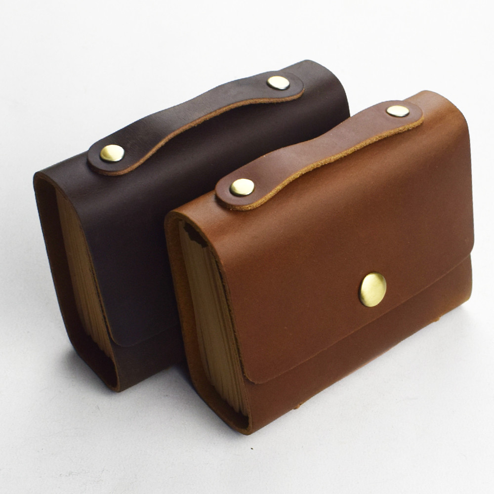 Genuine Leather Notebook Handmade Vintage Cowhide Diary Journal Sketbook Planner Notepad Travel Note