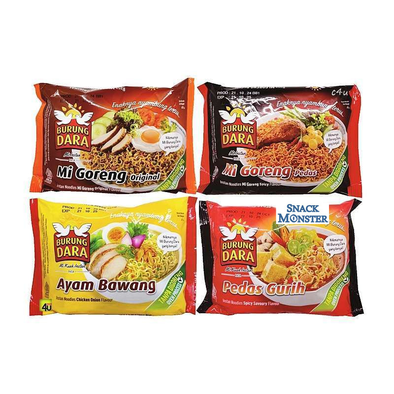 

Mie Burung Dara Mie Instant - Netto 67 gr