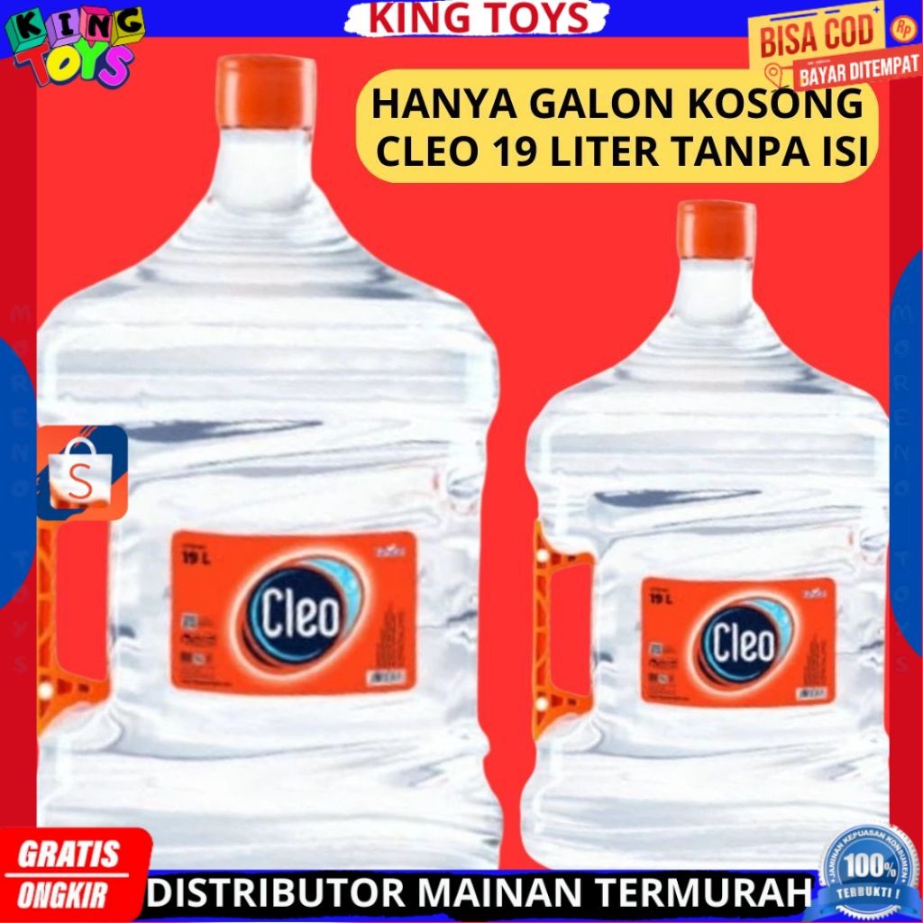 

Galon Kosong CLEO 19 Liter Hanya Galon SajaTanpa Air Galon CLEO Kosongan Bagus Dan Berkualitas TERMURAH