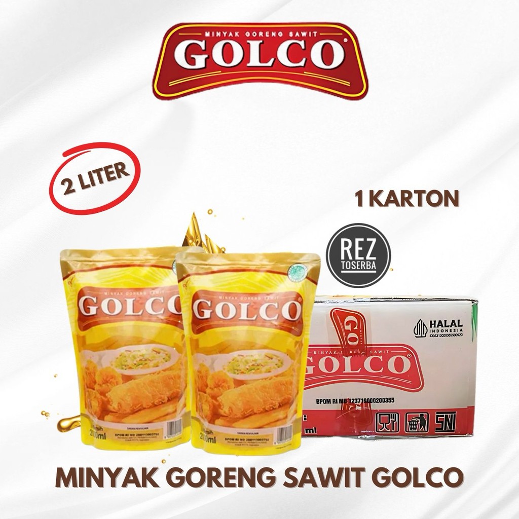 

1 DUS MINYAK GORENG GOLCO 2000L | Bundling Hemat Minyak Goreng