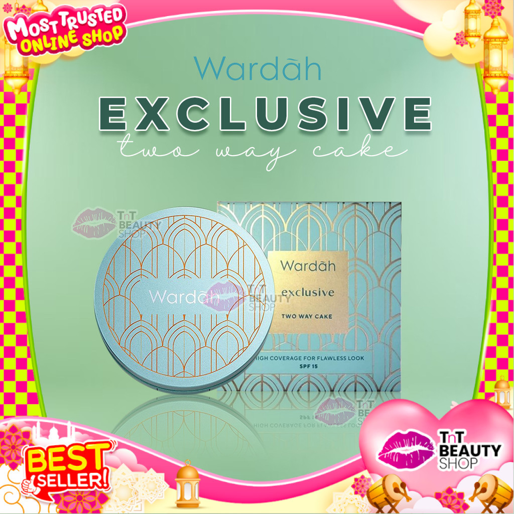 Wardah Exclusive Two Way Cake - Full - Refill - Bedak Padat | Tnt Beauty Shop