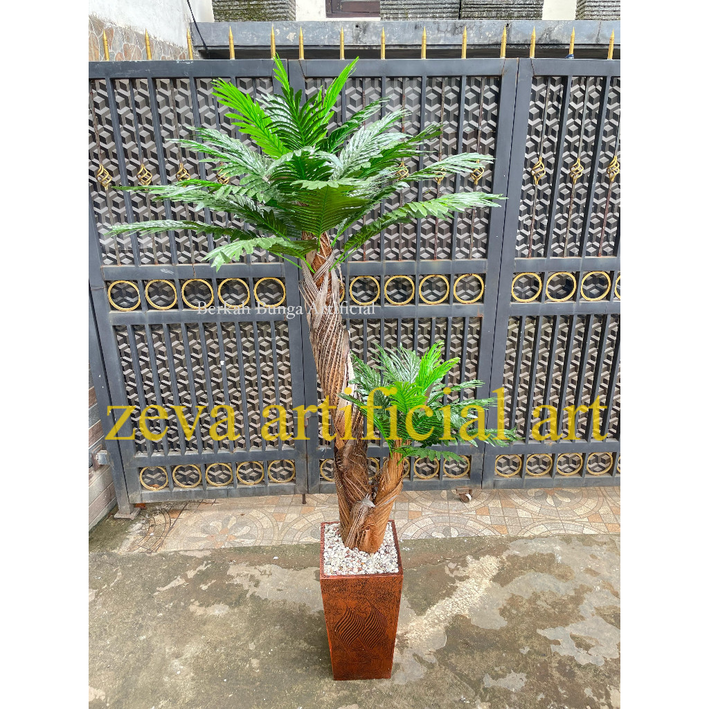 Pohon Kurma Undak / Pohon palem Artificial Jumbo Model UNDAK / pohon plastik / Dekorasi Bulan Ramadh