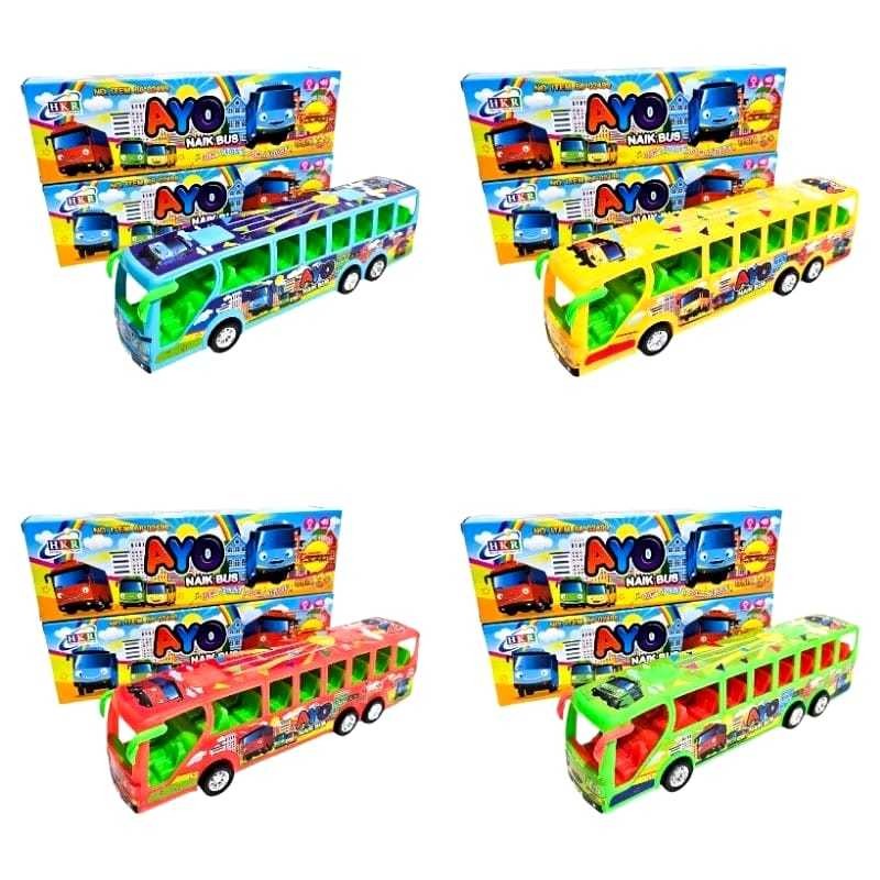MAINAN MOBIL BUS TAYO BASURI TELOLET ADA MUSIK DAN LAMPU / MAINAN ANAK BUS TAYO NAIK BUS TELOLET PRO