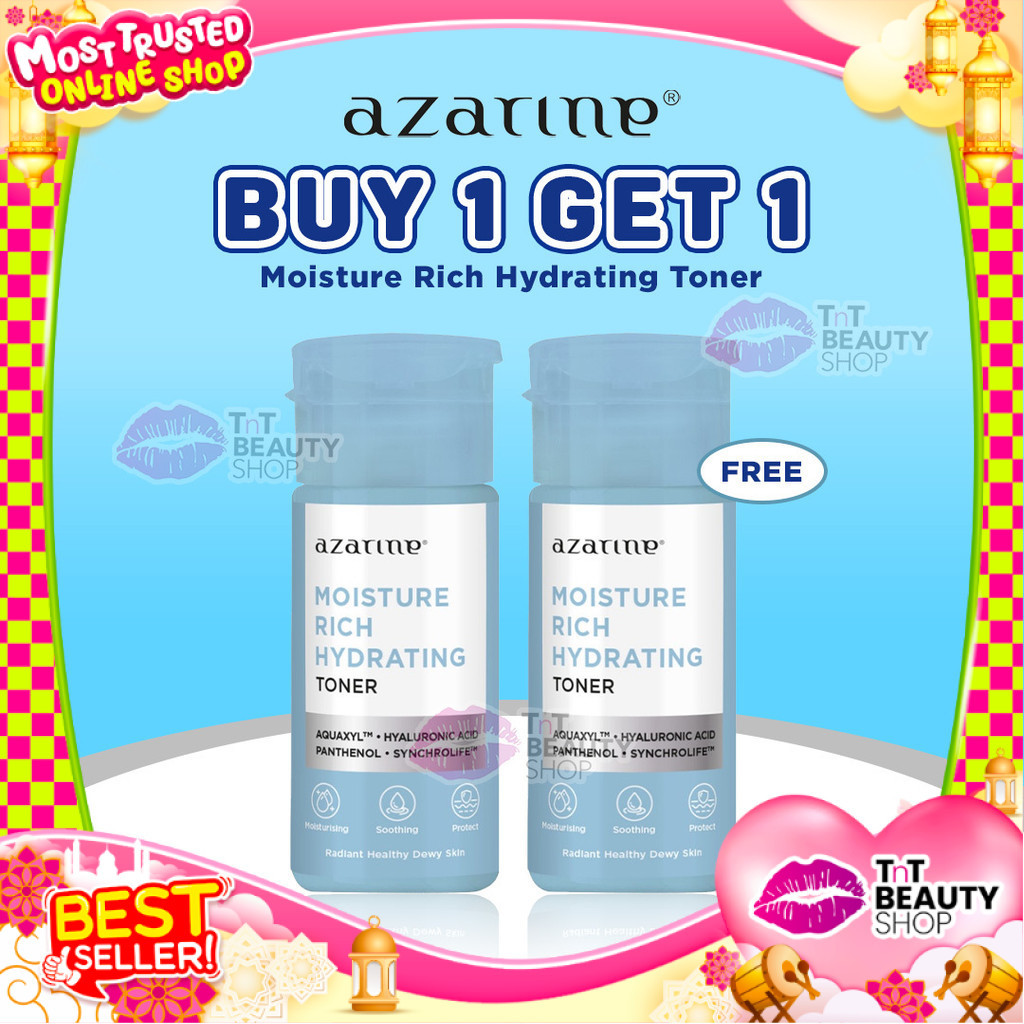 Buy 1 Get 1 Azarine Moisture Rich Hydrating Toner 90ml | TnT Beauty Shop