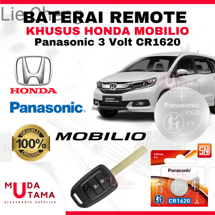 LC BATERAI REMOTE HONDA MOBILIO ORIGINAL PANASONIC CR1620 3 VOLT