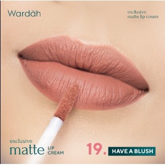 WARDAH Exclusive Matte Lip Cream 21 Creampuccino 4 g