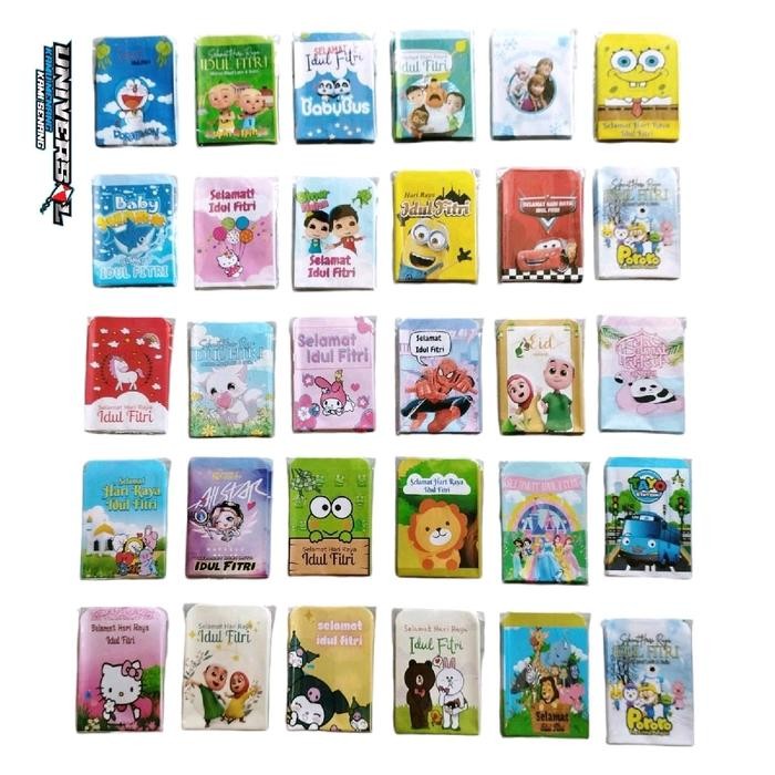 

MUMPUNG PROMO Amplop Lebaran Mini Kartun dan Muslim Siap Pakai 100pack - Kartun TERLARIS
