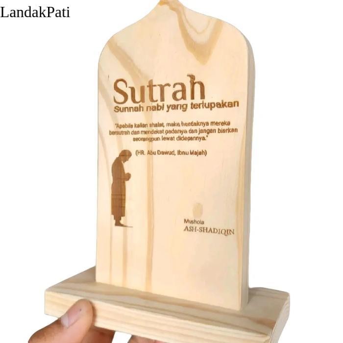 

sutrah free grafir bahan kayu ukuran 20x 15 Termurah