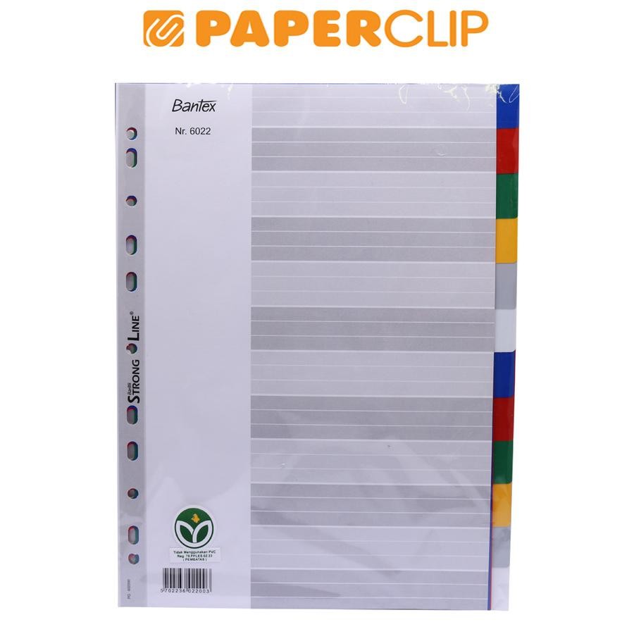 

INDEX BANTEX A4 6022 12P PLASTIK