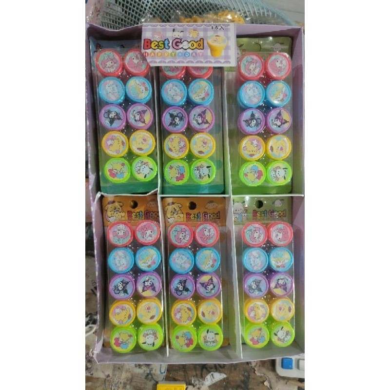 

maianan Stempel Kuromi Momo DlkSet Mika Isi 10pcs