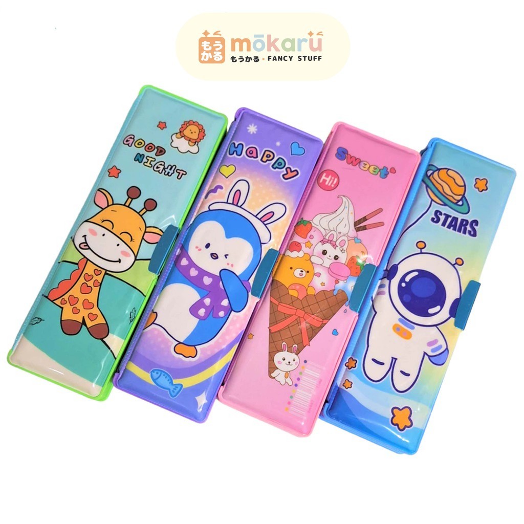 

FANCY SQUEEZY Tempat Pensil Magnet CC-1230 RANDOM - Pencil Case Murah