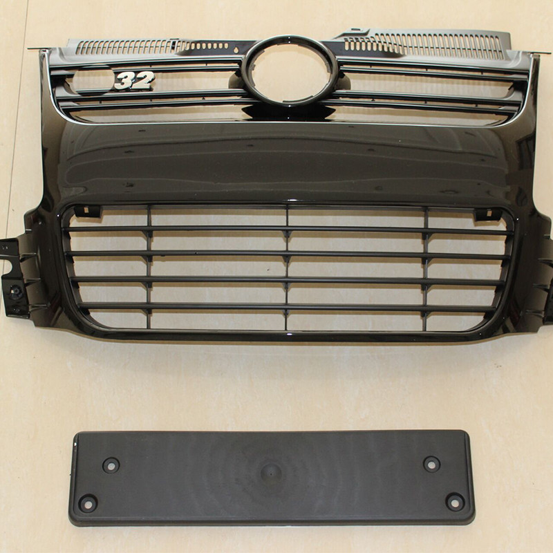 R32 MK5 Golf 5 Black Front Racing Grills Engine Grill Grille For Volkswagen Golf 5 mk 5 2005~2009 R3