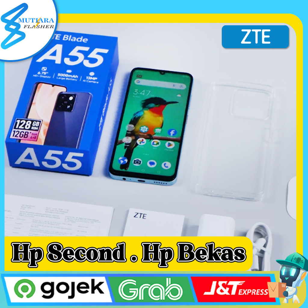 ZTE Blade A55 Ram 4 Rom 128GB Second Original
