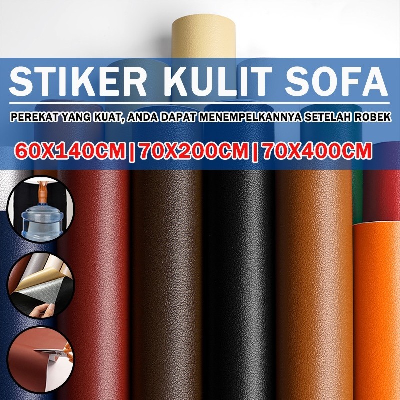 【Mulia】sticker kulit pu kulit sofa dan perekat stiker kursi kulit sofa sticker kulit sofa stiker kul