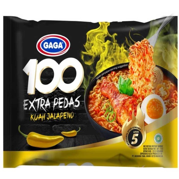 

GAGA MIE 100 XTRA PDS KUAH JALAPENO AS