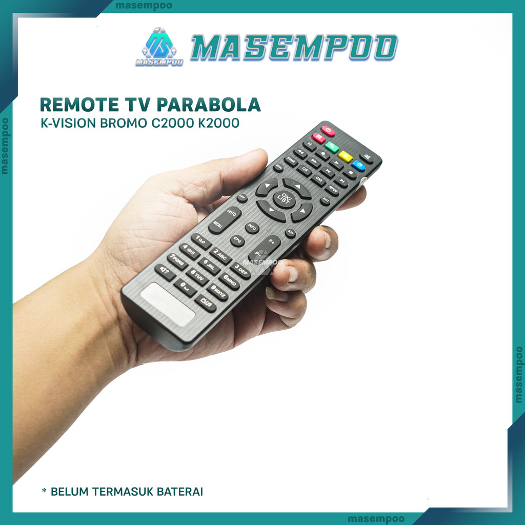 ERAGON Remote TV | Suitable untuk Parabola K-Vision Bromo C2000 K2000