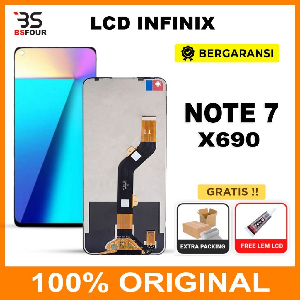 LCD INFINIX X690 / INFINIX NOTE 7 FULLSET TOUCHSCREEN ORIGINAL