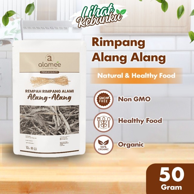

ALAMEE Alang Alang Akar Rempah Cogon Grass Rempah Rimpang Organik Alami 50gr LIHAT KEBUNKU