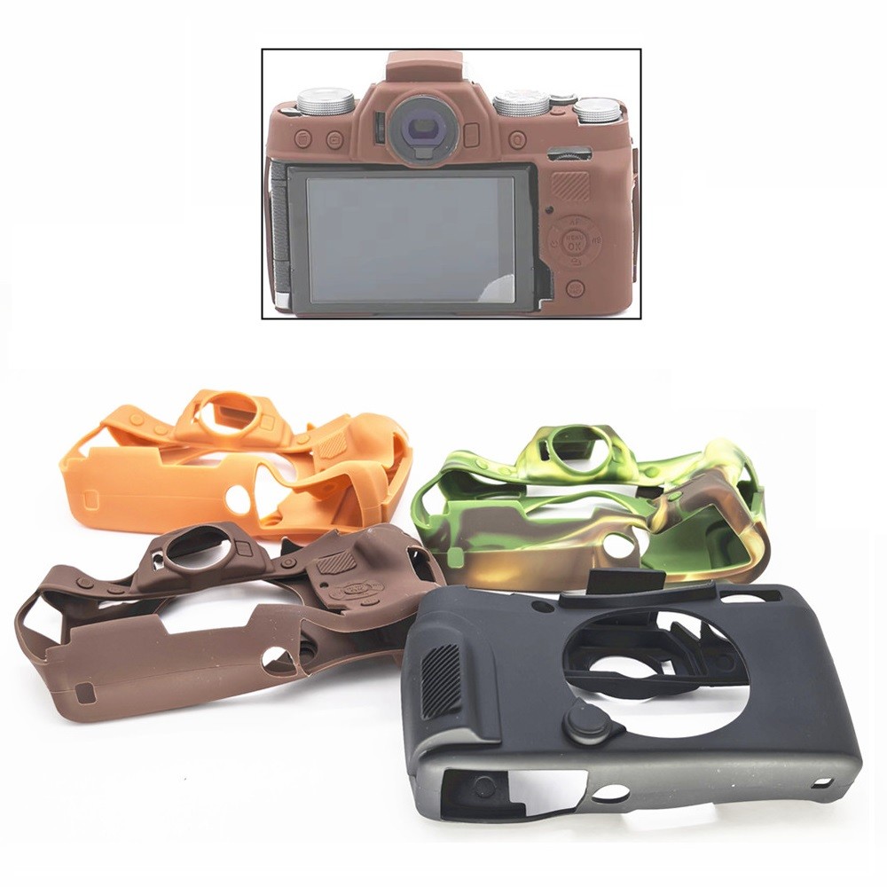 Sarung Pelindung Karet Silikon XT100 untuk Kamera Mirrorless Fujifilm X-T100