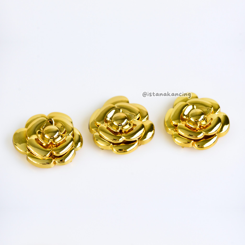 Kancing Jamur Kamari Alloy Button | Kancing Besar 43mm Aksesoris Blazer | Istana Kancing