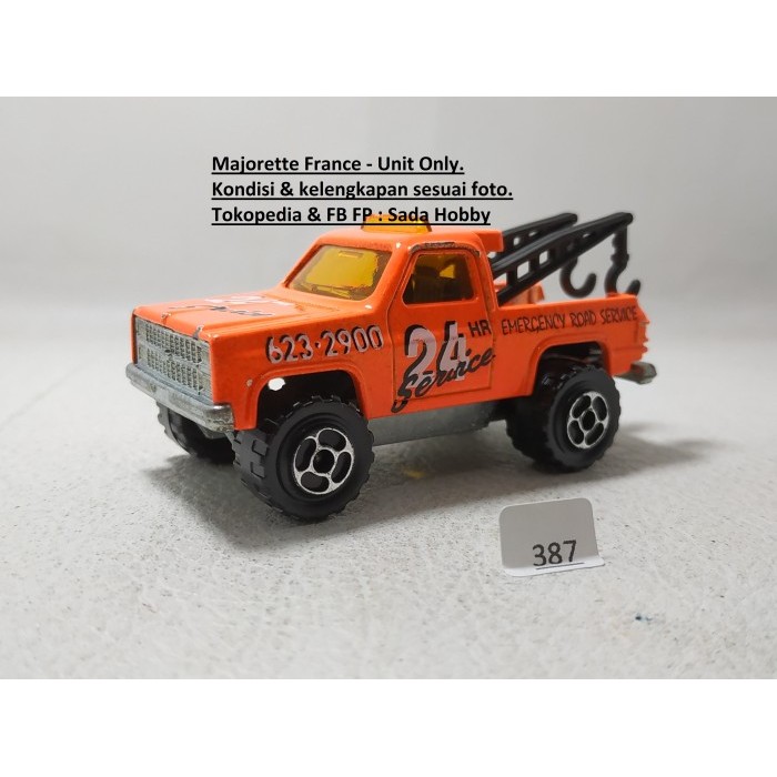 Diecast Vintage Majorette Chevy Blazer Depanneuse Towing Truck France Loose