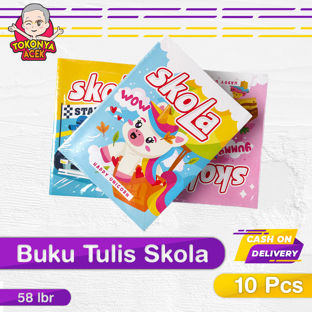 

Paket Buku Tulis Skola by SiDU – 58 Lembar Garis, Pilihan Tepat untuk Anak Sekolah (10 PCS)