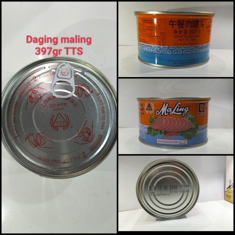 

daging maling tts 397 gr/pork luncheon meat