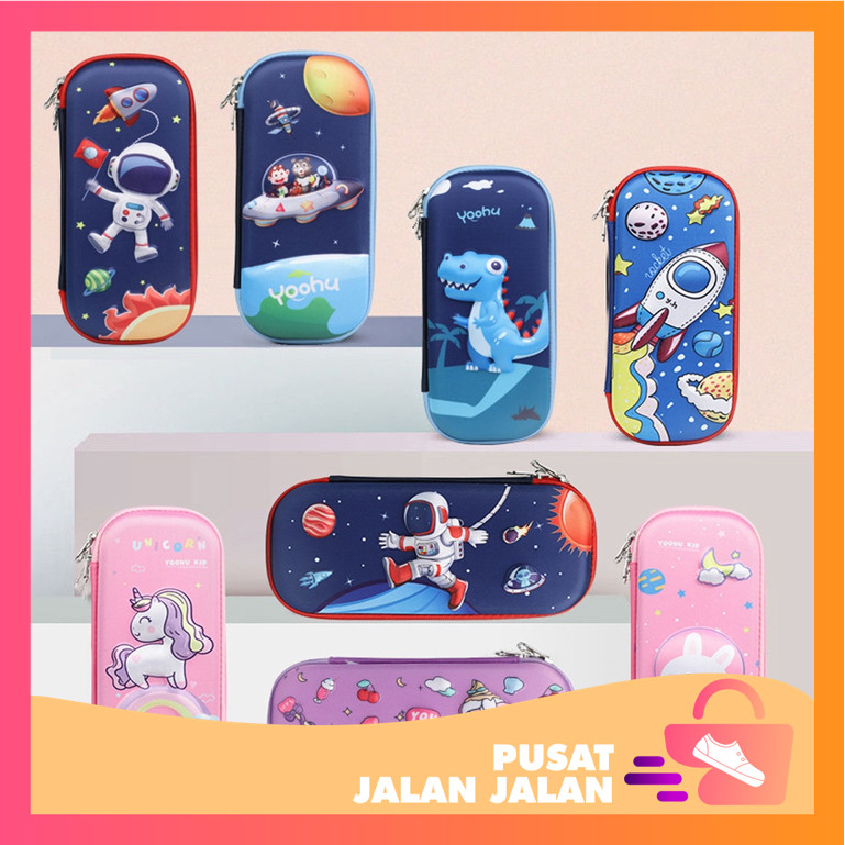 

PJJ - S5626 Kotak Alat Tulis / Kotak Pensil / Tempat Pensil Anak Gambar 3D Bahan EVA Anti Air / Tempat Pensil 3D Model Terbaru