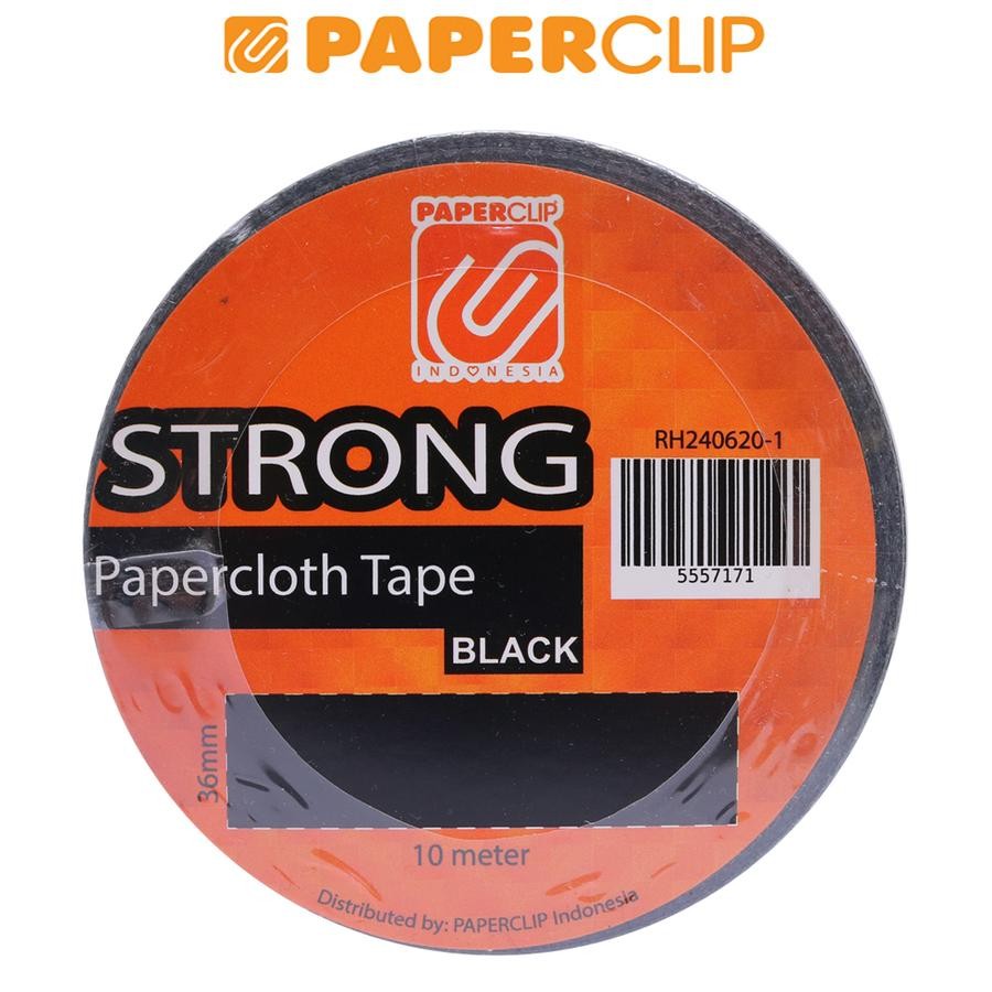 

LAKBAN LINEN / TAPE LINEN PAPERCLIP 36MM BLACK