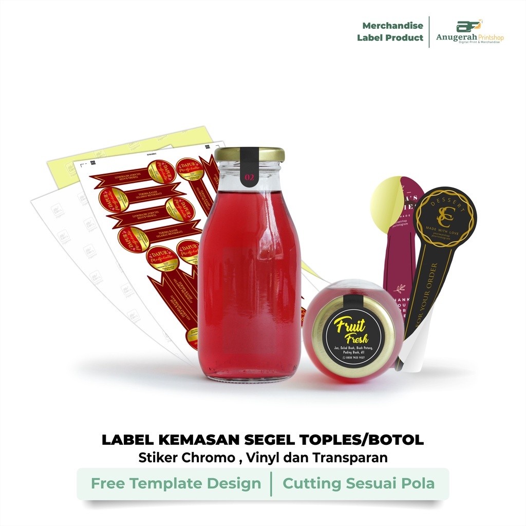 

STIKER SEGEL KEMASAN TOPLES BAHAN CHROMO DAN VINYL min.order 5lbr by lokomotive
