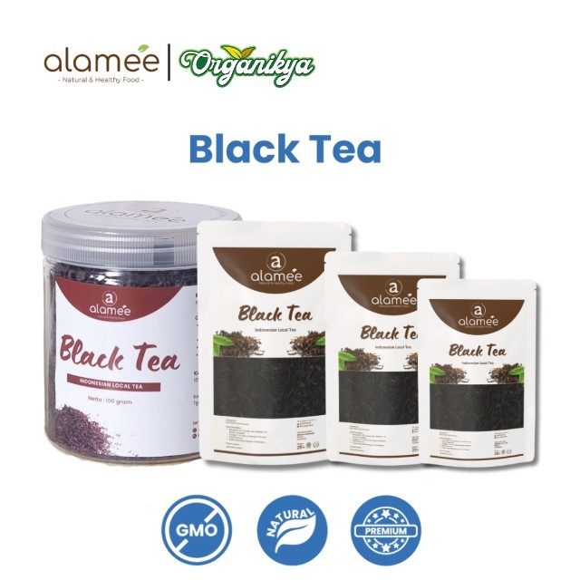 

ALAMEE Black Tea Teh Organic Bunga Kering Hitam Dried Alami Organik Herbal organikya