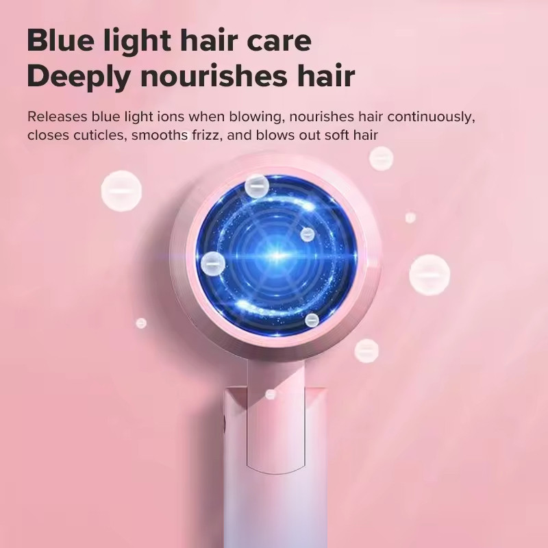 Pengering Rambut Pengering Rambut Lipat Ion Negatif Perawatan Rambut Pengering Rambut