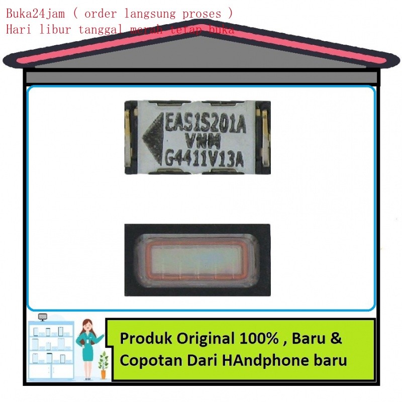 speaker kecil atas telpon earpiece SONY XPERIA XZ PREMIUM G8142 G8141 SO-04K SO-04J original 100%
