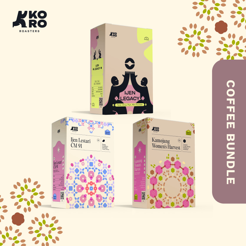 

KORO ROASTERS Heritage Bundle 3 Proses Warisan - Biji Kopi Arabika Single Origin